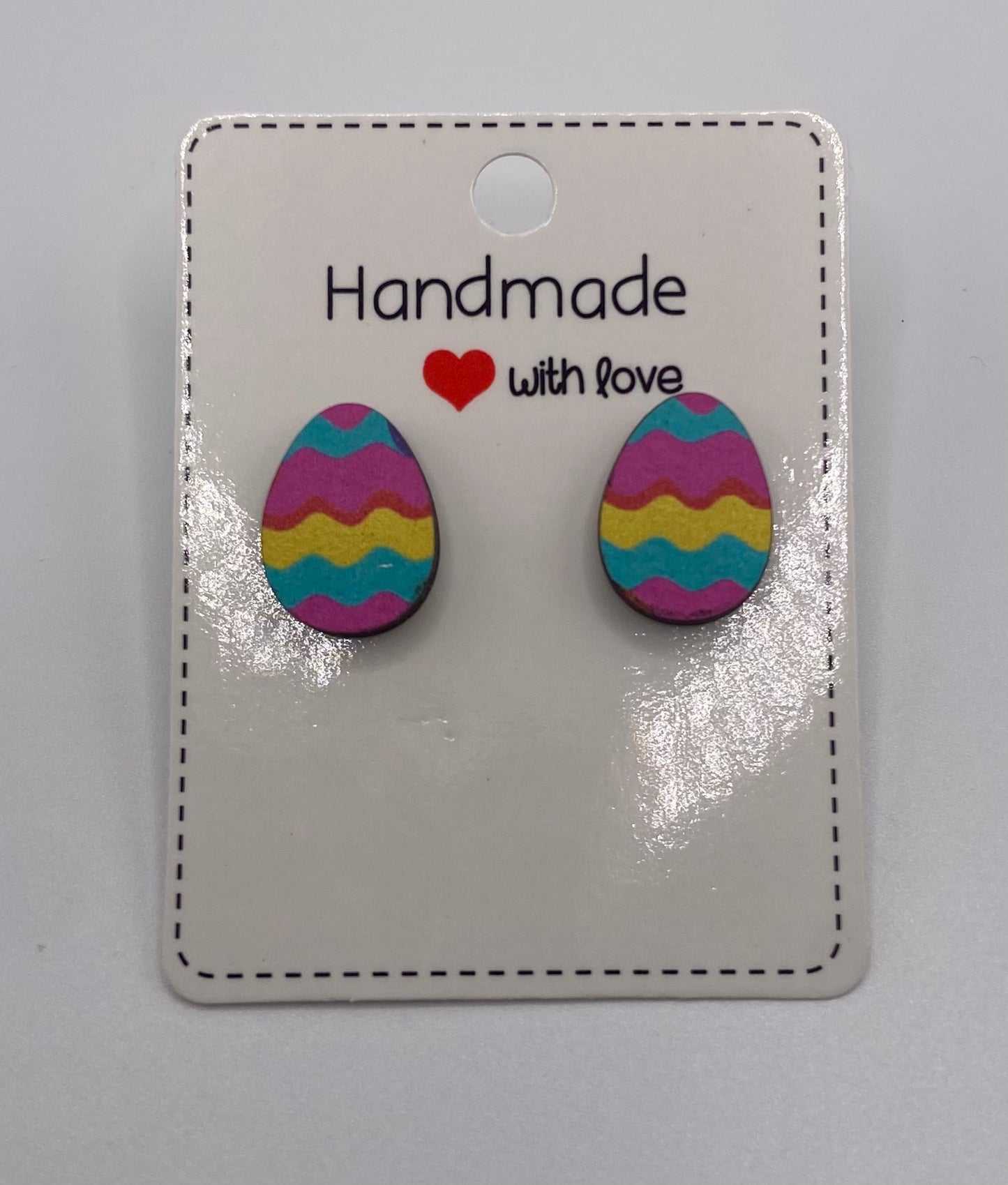 Egg Post Earrings