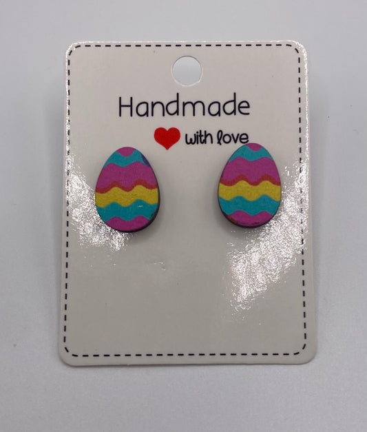 Egg Post Earrings