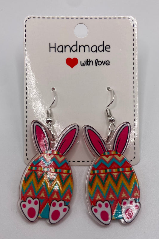 Bunny Egg Dangle Earrings