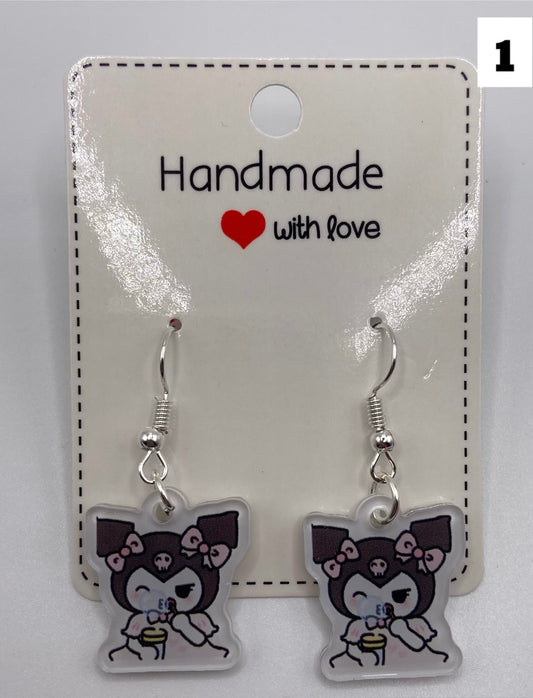 Kuromi Dangle Earrings